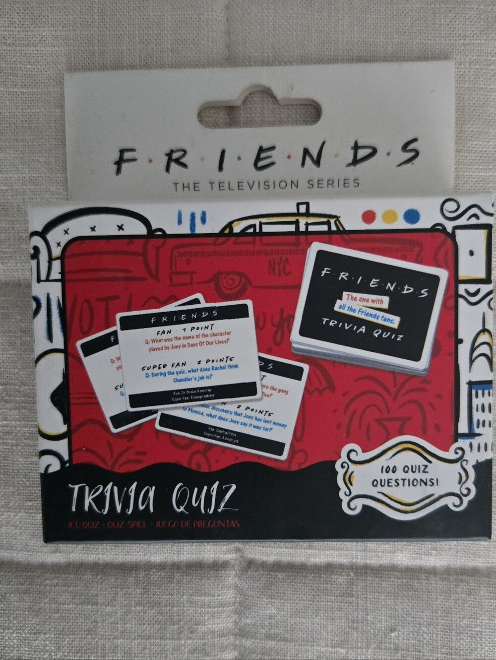 F.R.I.E.N.D.S Trivia Quiz Card Game